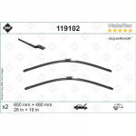 SWF Valytuvai AQUABLADE Flat 600/530 mm 2 vnt.