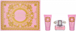 Versace Bright Crystal rinkinys moterims (kvepalai EDT, 50 ml + kūno losjonas 50 ml + du&scaron;o želė 50 ml)