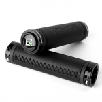 Rockbros 40210003001 microfiber bicycle handlebar grips - juodos spalvos