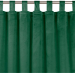 Homede Užuolaidos 200 &times; 300 cm tamsiai žalia aksominės