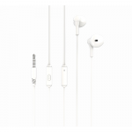 XO laidinės ausinės EP39 jack 3,5mm baltos spalvos