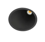 7W LED įleidžiamas &scaron;viestuvas SWAP L, juodas, 3000K
