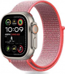 Tech-Protect nylon Apple Watch 6 / 7 / 8 / 9 / 10 / SE (40 / 41 / 42 mm) rožinės spalvos