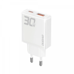 Įkroviklis Dudao (A30EU) (1xUSB-C; 1xUSB 30W) baltas