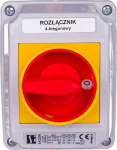 Spamel kameros jungtis 0-1 4P 32A korpuse (ŁK32R-2.8210OB2ZC)