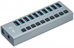 I-tec USB3.0 &scaron;akotuvas su įkrovimu, 10 prievadų