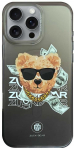 4Tel ZUCK BEAR dėklas HAROLD MAG suderinamas su MagSafe, skirtas IPHONE 16 juodas