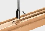Festool Pir&scaron;tinė griovelių freza HW S8 D10/20