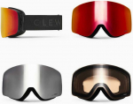Vokietija Clew Magnetic Slim juodas goggle 3 lę&scaron;iai