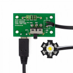 1W-microUSB LED lempos kūrimo rinkinys - Kitronik 2161