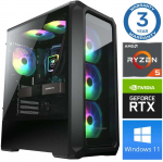 Stacionarus kompiuteris INTOP Ryzen 5 5600X 16GB 250SSD M.2 NVME RTX3050 6GB WIN11 (RW39680WH)