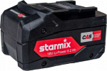 Akumuliatorius STARMIX 18V 5,2 Ah