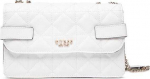 Guess, Malia, Synthetic Leather, Textile Bag, Baltas, GG848821, For Women, 25 x 15 x 9 cm