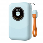 I&scaron;orinė baterija Dudao K21 Mini 10000mAh 22.5W USB-A / USB-C - mėlyna