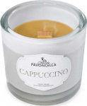 Nacomi Sojų skonio kapučino žvakė, balta, 170 g