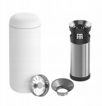 Fellow Carter Infuser Set (Mug + Infuser) - Matte Baltas