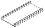 Apsauginis dangtelis ARKOSLIGHT 48V magnetinių bėgelių montavimui, 1m