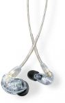 Shure se215-cl-efs - ausinės Įstatomos į ausis (į ausis įki&scaron;amos tipo) ausinės, odłączany kabelis, skaidrus