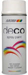 Motip deco Ral 9016 traffic hvid 400ml.