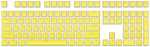 Klaviatūra Royal Kludge Pudding PBT Keycaps - (104 vnt., Geltona, PBT, ANSI, UK i&scaron;dėstymas)