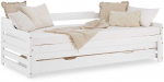 Homestyle4U Lova, 204x86x100 cm, Balta