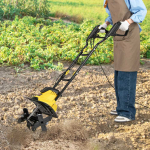 Promotions Elektrinis kultivatorius, 36,5x24x138 cm, Geltonas