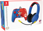 pdp Mario rinkinys &ndash; Airlite ausinės ir Mario Power Pose valdiklis
