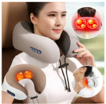 Infraraudonųjų spindulių masažuoklis Happy People Elektrinis belaidis masažuoklis Elektrinis belaidis kaklo masažuoklis