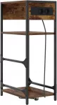 &Scaron;alia lovos spintelė Rūkyta ąžuolas 40 x 27 x 76 cm