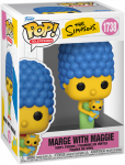FUNKO POP! Vinilinė figūrėlė: The Simpsons - Marge with Maggie, 9 cm