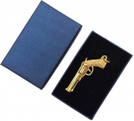 MIRTOP Revolver-Shaped Brass Keychain in Box &ndash; KRT19A