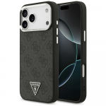 Guess 4G Triangle Logo MagSafe - dėklas skirtas Apple iPhone 17 Pro Max juodas