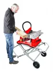Diskinis pjūklas, 2000W, 254mm diskas, su aliuminio stalu, medienos pjovimui, kampo reguliavimas, didelio na&scaron;umo diskinis pjūklas