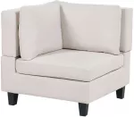 Sofa Beliani Kampinis modulis UNSTAD &scaron;viesiai smėlio spalvos