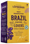 Ground coffee L&ouml;fbergs Brazil Single Origin Rainforest Alliance, 450 g