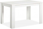 Homestyle4U Valgomasis stalas 120x80x76 cm baltas, i&scaron;skleidžiamas, medinis