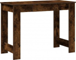 Ra&scaron;omasis stalas, rūkyto ąžuolo, 100x45x75 cm, medienos pagrindu