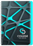 Lastva Knyga su spirale B5 150lap 70g lang COLLEGE
