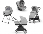 Inglesina Universalus vežimėlis 4in1 ELECTA - Greenwich Sidabrinis