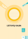 KNYGA &Scaron;viesa Lietuvių kalba. Pasitikrinamieji darbai 3 klasei (serija &bdquo;TAIP!&ldquo;)