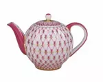 Lomonosovo imperatori&scaron;kasis porceliano arbatinukas &bdquo;Tulip Raudona&ldquo;, du puodeliai, 600 ml