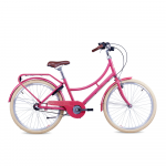 Children's bicycle S'COOL chiX Classic, 24" Berry/rusvai gelsvas