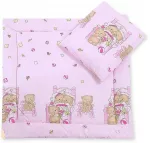 Patalynės komplektas kūdikių vežimėliui Teddies &ndash; &scaron;velnumui ir jaukumui pirmosioms dienoms.