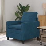 Sofa Mėlyna 76 x 81 x 87,5 cm Aksomas