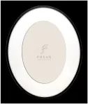 Ramka Focus Aster Oval Juodas 19,6x24,6/PP 13x18