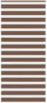 Zebrinės žaliuzės, rudos, 100x230 cm, audinys, plotis 95,9 cm, poliesteris