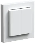 LEDVANCE Kinetic Zigbee Direct Easy jungiklis, 4 mygtukų, matinis baltas