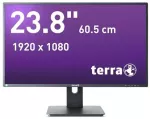 Monitorius Wortmann TERRA LCD/LED 2456W PV V4 juodas USB-C, DP, HDMI GREENLINE PLUS (3030250)