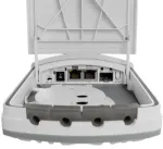 Mikrotik FTC21-ups | Medijos keitiklis | 2x GE, 1x SFP, IP67, PoE 802.3af/at