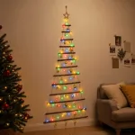 Kabančios Kalėdų eglutės su žaisliukais 180 cm 100 LED